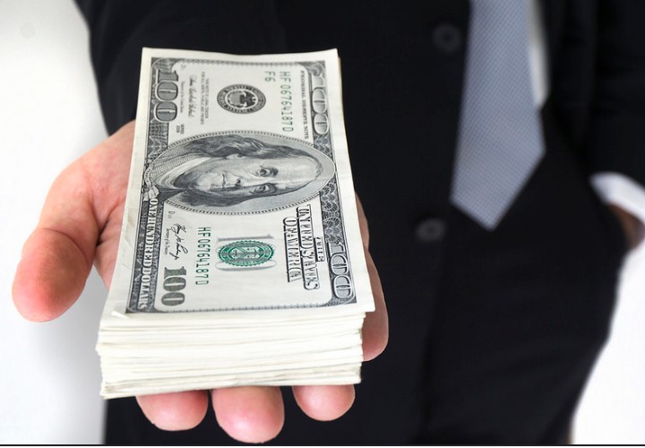 100 dollar bills on hand